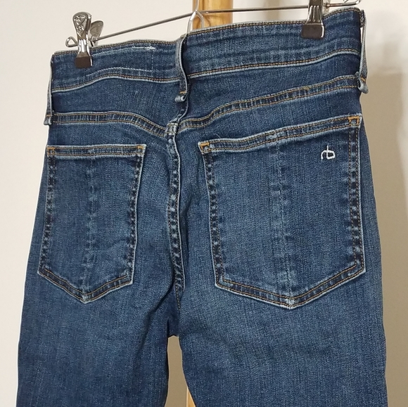 Rag & Bone Jeans Cate Mid-Rise Ankle Skinny Size 25 - Picture 7 of 10